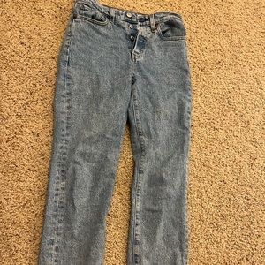 Levi wedgie straight jeans size 27